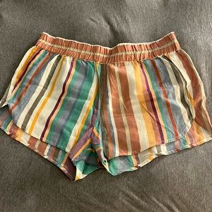 Kavu multi colored pull on shorts size XL